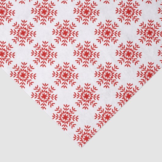  rode kerstsnowflake tissuepapier (Detail)