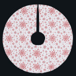 rode kerstsnowflakes op winterwit kerstboom rok<br><div class="desc">De gemengde  sneeuwvlokken zijn verspreid over dit kerstseizoenspatroon. Dit schattige feestelijke ontwerp met een scherpe winterwitte achtergrond is zeker om elke leeftijd te behagen en perfect voor iedereen die van zachte en delicate kerstpatronen houdt.</div>