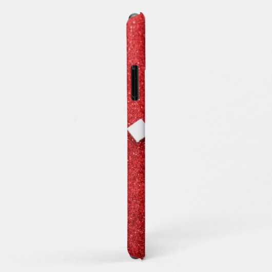 Rode kerstsparkels Case-Mate iPhone case (Achterkant/rechts)