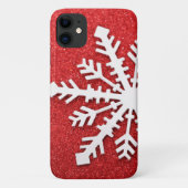 Rode kerstsparkels Case-Mate iPhone case (Achterkant)