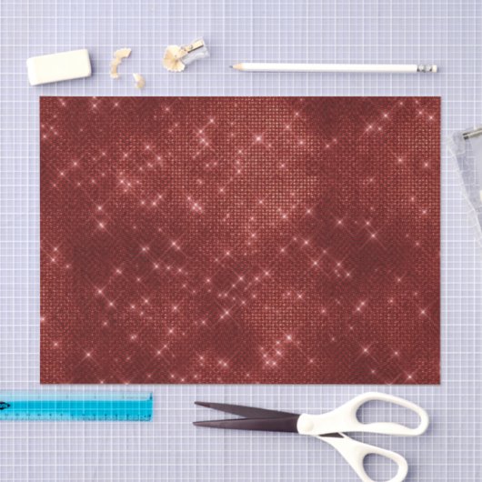 Rode kerstsprankeling tissuepapier (Craft)