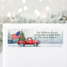  rode kersttruck kerstboomvlag