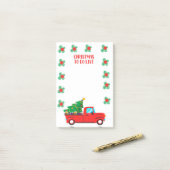 Rode Kersttruck Takenlijst Post-It Notities Post-it® Notes (Op bureau)