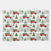  Rode Kersttruck Theedoek (Horizontaal)