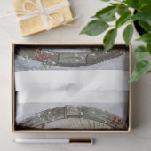 Rode Kersttruck Tissuepapier (Geschenk)