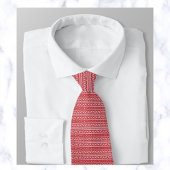 Rode Kersttrui Stropdas