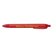Rode kerstwenslijst blauwe inkt pen (Bodem)