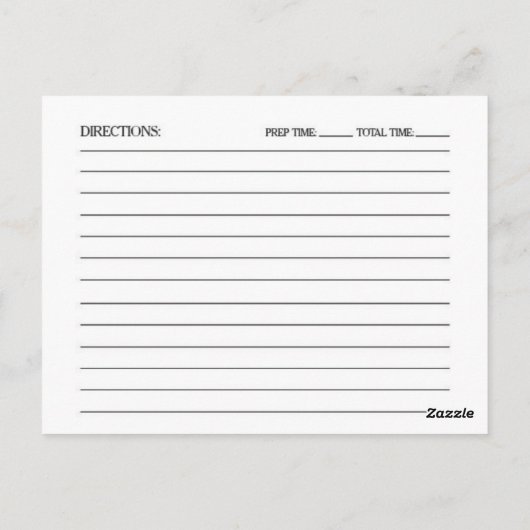 Rode Keuken Gereedschap Vrijgezellenfeest Recept K Briefkaart (Achterkant)