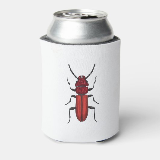 Rode kever blikjeskoeler (Blikje Achterkant)