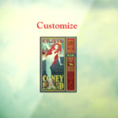 rode kever op het eiland mermaid Thunder_Cove Raamsticker (Vel 3)