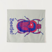 Rode kever wandkleed (Voorkant (horizontaal))