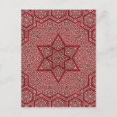 rode khayameya briefkaart (Voorkant)