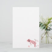 Rode kikker briefpapier (Staand voorkant)