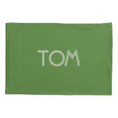 Rode kikker, wilde dierenketsenschets in groen kussensloop (Achterkant)