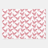 Rode kip inpakpapier vel (Voorkant)