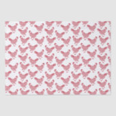 Rode kip tissuepapier (Voorkant)