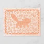 Rode kitten1 briefkaart (Voorkant)