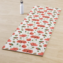 Rode Klaproos Aquarel Wilde Bloem