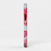 Rode klaproos bloem bloem waterverf bagagelabel Case-Mate iPhone case (Achterkant/rechts)