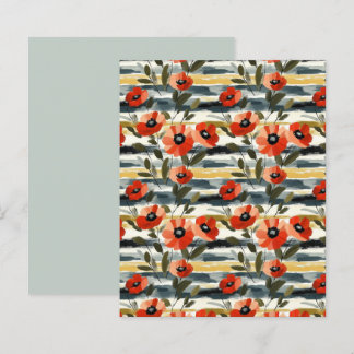 Rode Klaproos Bloem Schrapboek Papier