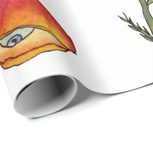 Rode klaproos die allen inpakpapier zien (Rol Hoek)