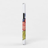 Rode Klaproos en Blauwe Korenbloem Aquarel Case-Mate iPhone Case (Achterkant/rechts)