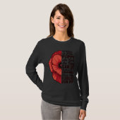 Rode klaproos herinneringscitaat Vector shirt ontw (Voorkant volledig)