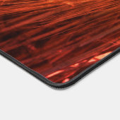 Rode klaproos in gouden tarweveld bureaumat (Hoek)