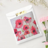 Rode Klaproos Kunst Bloem bloem Zakjes voor Feest  (Gezegeld)