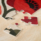 Rode Klaproos Legpuzzel (Zijkant)