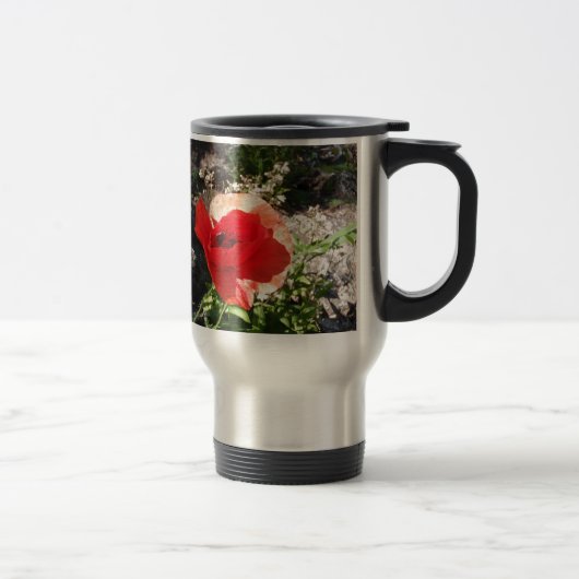 Rode klaproos reisbeker (Rechts)