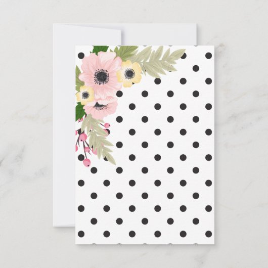 Rode Klaproos Save the Date Bloemige Foto Kaart (Achterkant)