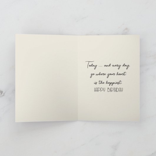 Rode Klaproos Verjaardag Kaart (Binnen)