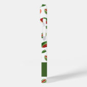 Rode Klaproos Waterverf Wilde Bloem Naam Case-Mate iPhone Case (Achterkant / Links)