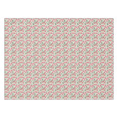 Rode klaprozen bloemstuk tafelkleed (Voorkant (Horizontaal))