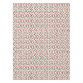 Rode klaprozen bloemstuk tafelkleed (Voorkant)