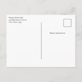 Rode klaprozen in een veld Waterverf Verjaardag Uitnodiging Briefkaart (Achterkant)