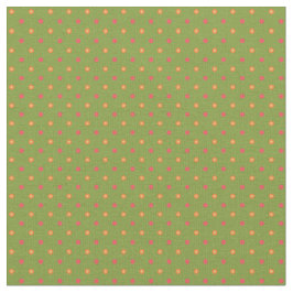 Rode klaprozen met zwierige polka stippen stof