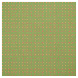 Rode klaprozen met zwierige polka stippen stof