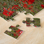 Rode klaprozen Uitdagend Legpuzzel (Zijkant)
