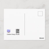 Rode Klaprozen Veld Verjaardagskaart Briefkaart (Achterkant)