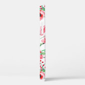 Rode klaprozen: waterverf bloemillustratie Case-Mate iPhone case (Achterkant / Rechts)
