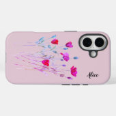 Rode klaprozen zomerweide, wilde bloemen Case-Mate iPhone case (Achterkant (horizontaal))