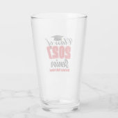 Rode Klas van 2027 Senior Aangepaste Middelbare Sc Glas (Achterkant)