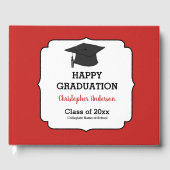 Rode klasse van Afstuderen Gastenboek (Voorkant)