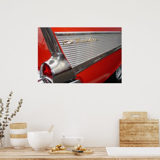 Rode Klassiek. Poster (Keuken)