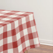 Rode Klassieke Picknick Ginghamruit Tafelkleed (Voorbeeld)