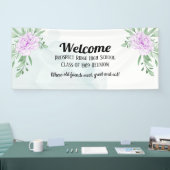 Rode Klassieker Paarse Roos Eucalyptus Spandoek (Beurs)