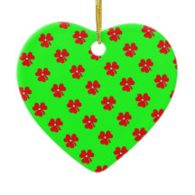 Rode klaver, witte parel voor St. Patrick's dag