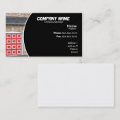 Rode klep visitekaartje (Voorkant / Achterkant)